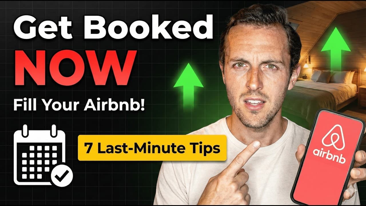 Get Booked NOW (7 Tips to Fill Airbnb Last Minute)